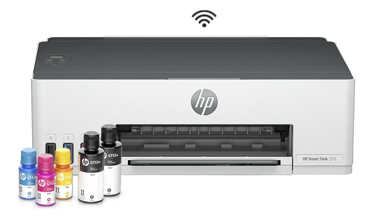 Impresora HP Smart Tank 210 Sistema Continuo Color Wi-Fi